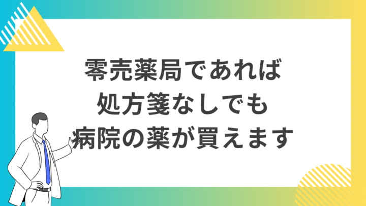 零売薬局であれば処方箋なしでも病院の薬が買えます。処方箋なし市販で病院の薬が購入できる。Grand薬局上野店。東京上野の零売薬局。