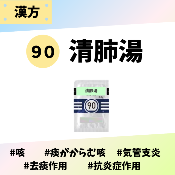 清肺湯｜処方箋なし市販で薬局で購入できる漢方薬の画像